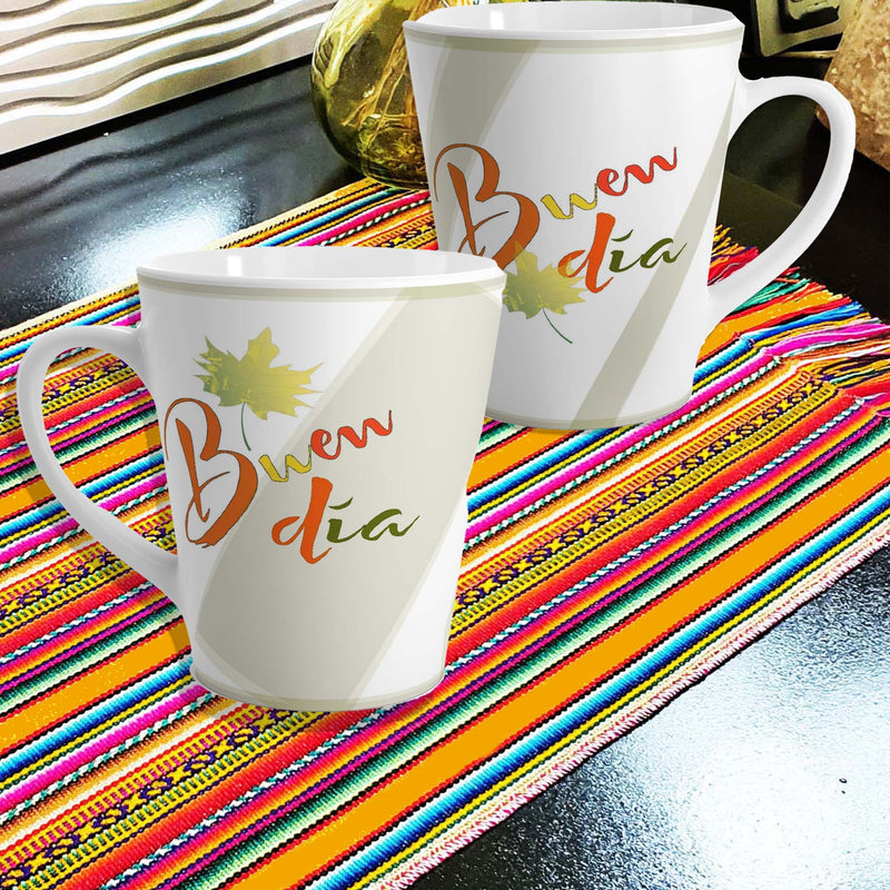 autumn, cup, mug, andean table runner, autumn hues