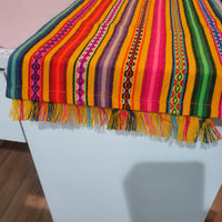 fringed table runner