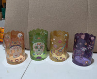 Lampshade día de muertos set 4