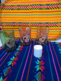 Lampshade día de muertos set 4
