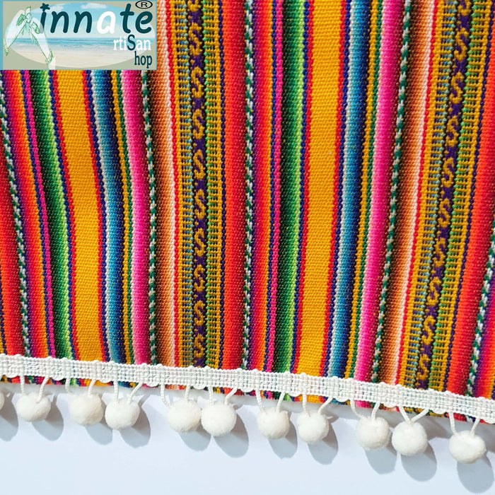 altar, table runner, aguayo, cempasuchil, caminos de mesa, ofrenda, chicos, delgados, andinos, sud america
