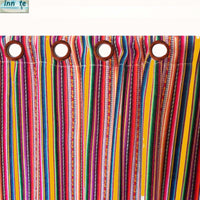 Andean, south America, Peruvian, Cusco, cuzco, curtain, panel, valance, decor, aguayo, stripe, marigold, yellow, mustard