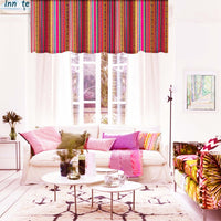 magenta curtain, magenta valance, peruvian, aguayo, ethnic, cusco, decor, custom