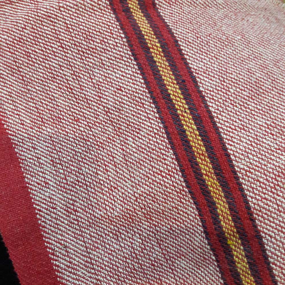 Thin Jerga fabric 17"W, Mexican, fabric by the yard, floor cloth, rustic - Innate Artisan Shop