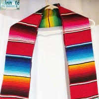 serape stole, Mexican serape stole, graduation stole, class of 2025, estola de sarape, estola mexicana, Mexican graduation sash, latino sash, latino estole, hispanic graduation stole, chicano graduation, clase 2025, estola graduación