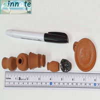 clay, miniatures, barro, curious, Mexican, handmade, tonala, pottery, mini, pots, doll house 