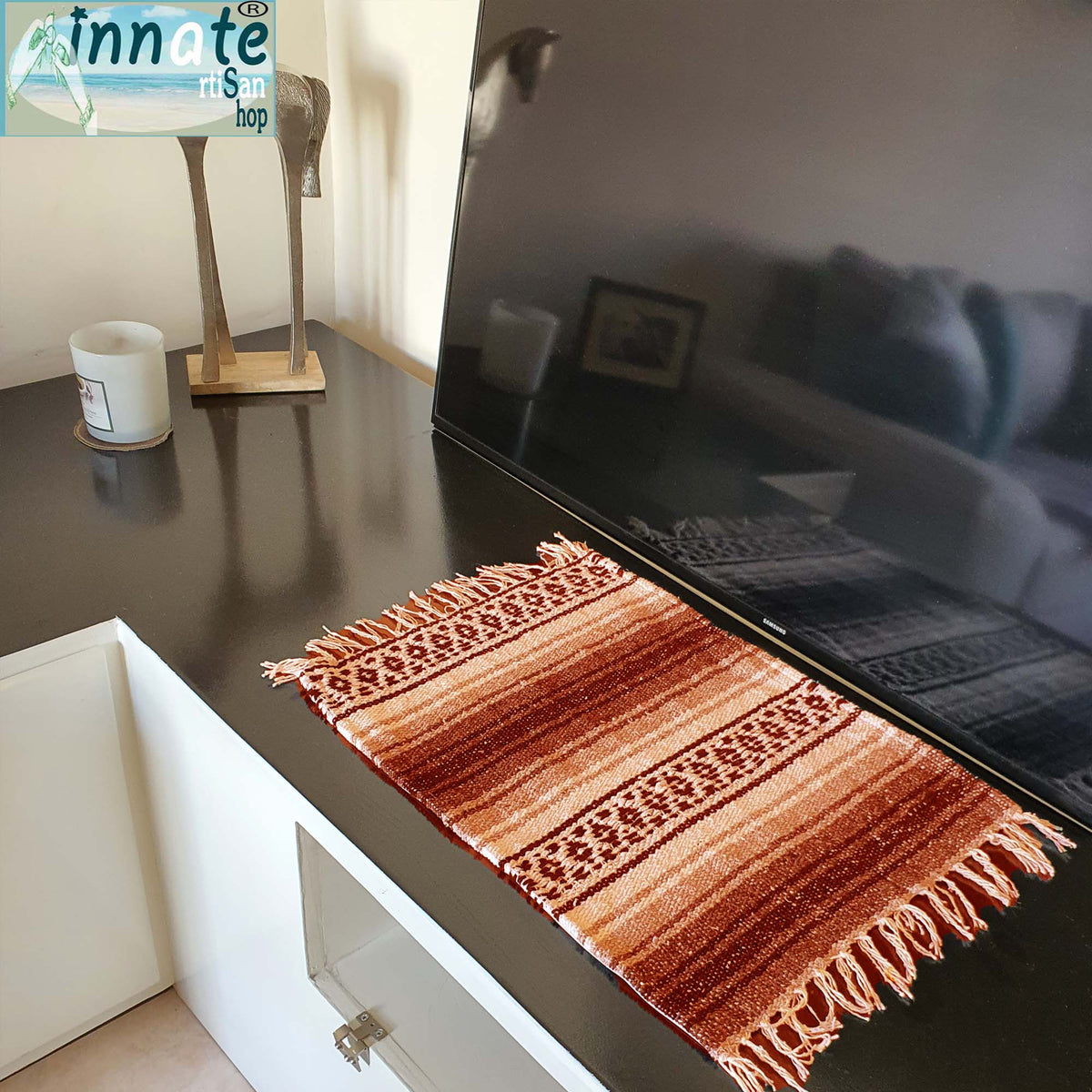 falsa blanket, picnic blanket, rustic table topper, farmhouse, Mexican table topper, mini blanket
