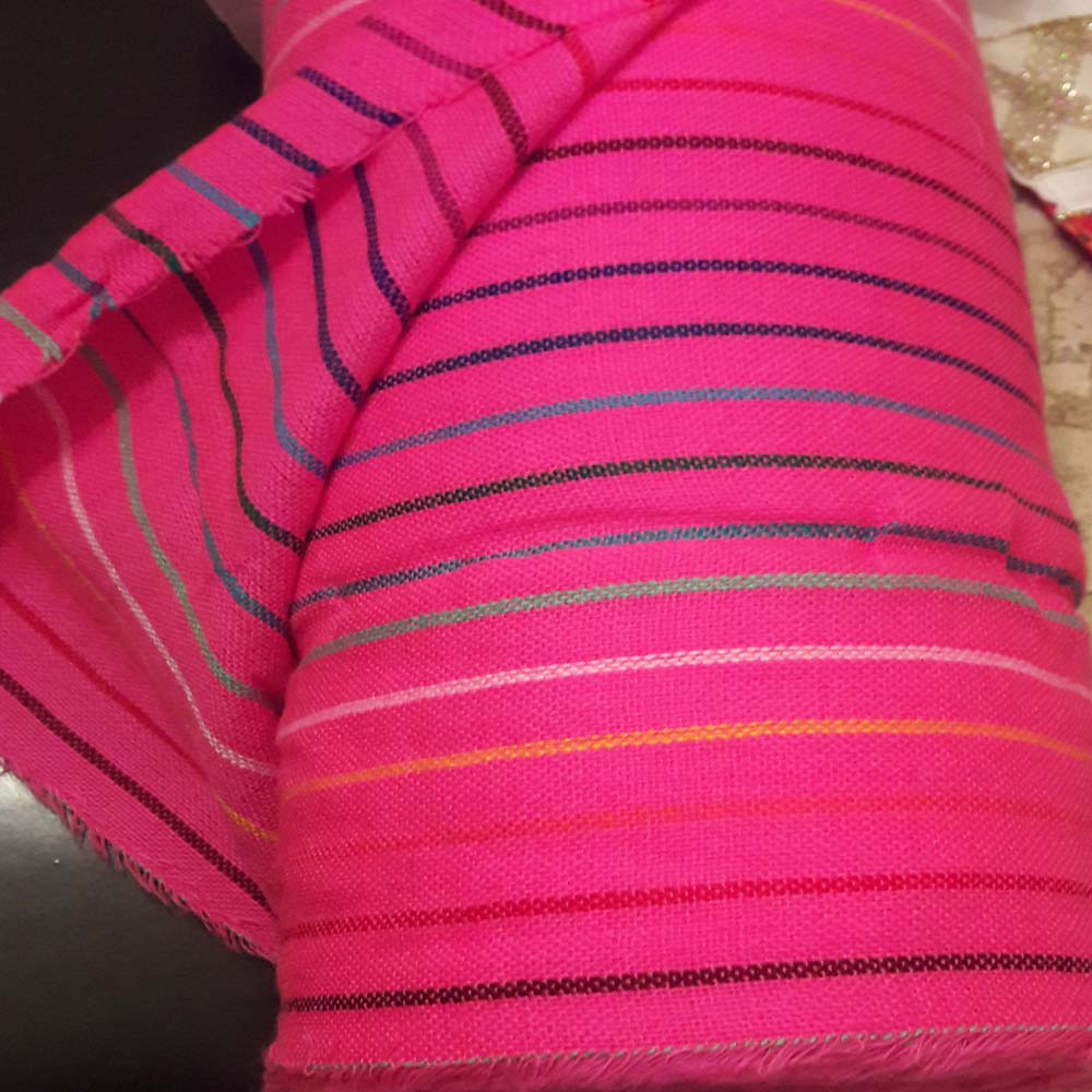 Pantone 219C, barbie pink fabric, pink fabric, hot pink, fabric, cambaya, Mexican, woven, fuchsia, fucsia, Mexican pink