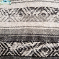 farmhouse, rustic, table runner, blanket, Mexican, falsa, gray, silver color