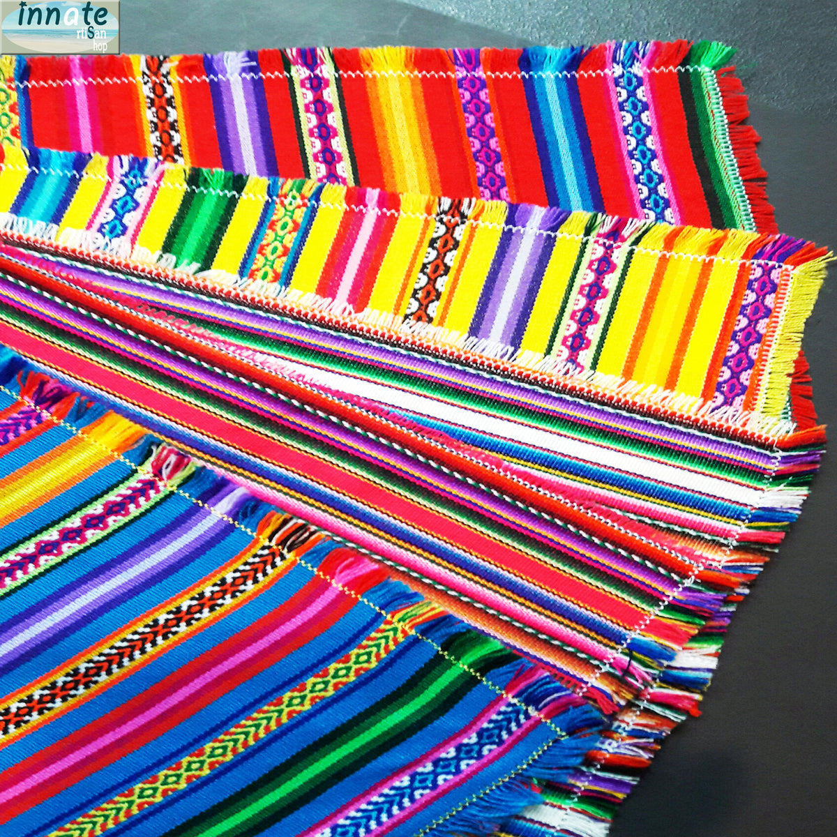 andean placemats, cusco placemats, cuzco linen, south America placemats, non-skid placemats