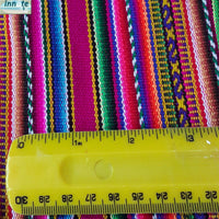 Andean fabric by yard, Peruvian fabrics, aguayo by the yard, tela peruana, por metro, color magenta, dark pink fabric, South America fabric, Cusco, Cuzco, magenta aguayo