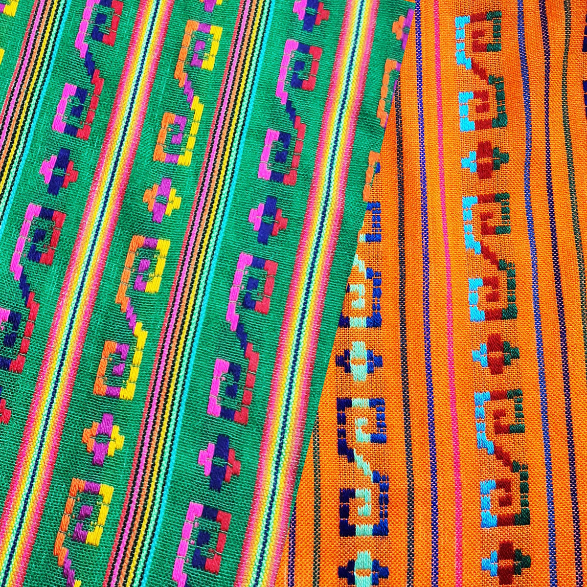 Mexican scarves, cambaya, woven fabric