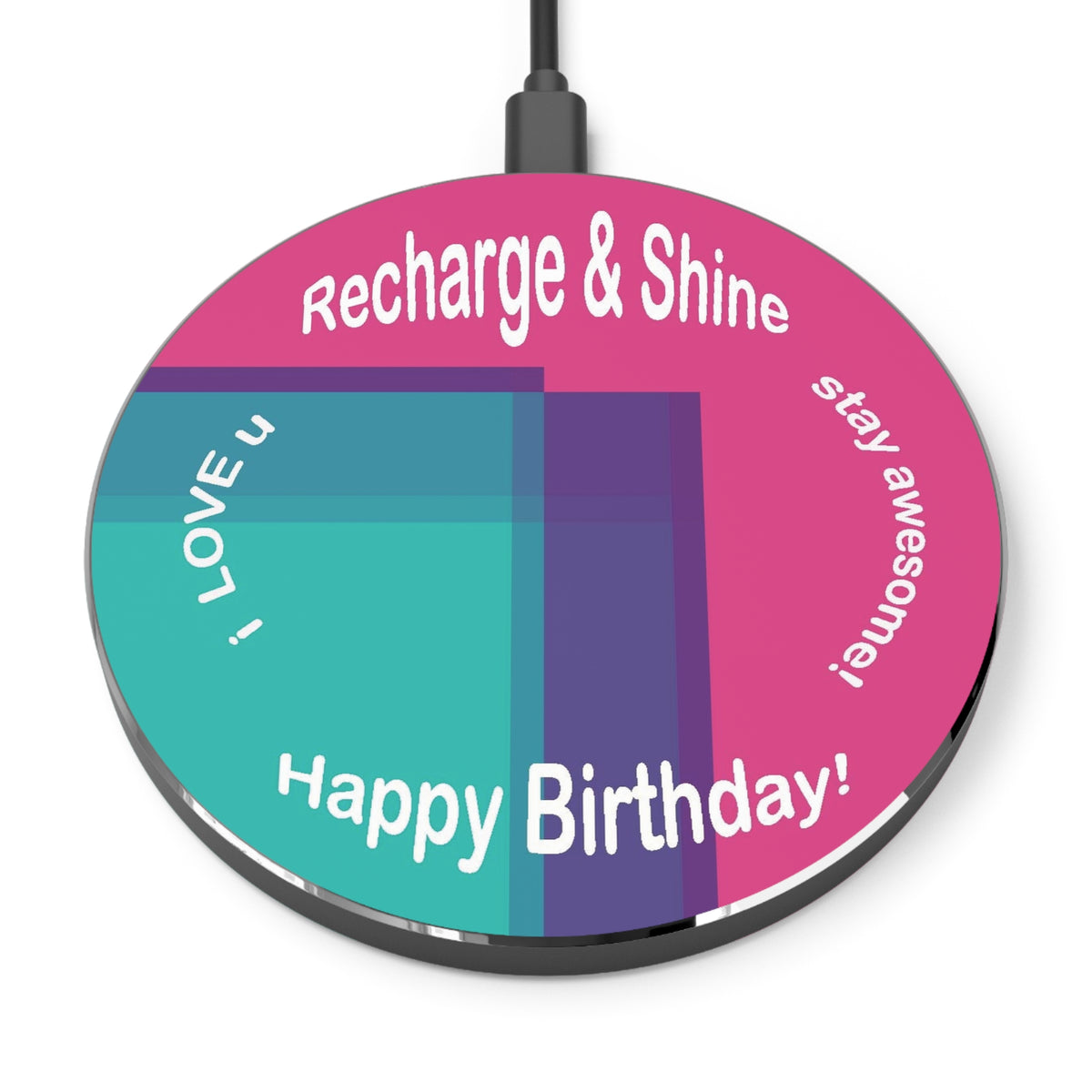 Customizable Wireless charger, quality aluminum casing