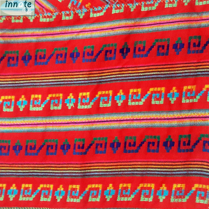 red, fabric, Mexican, by the yard, aztec, reboseo, fiesta, telas mexicanas, los angeles, new york, virginia, texas, por metro