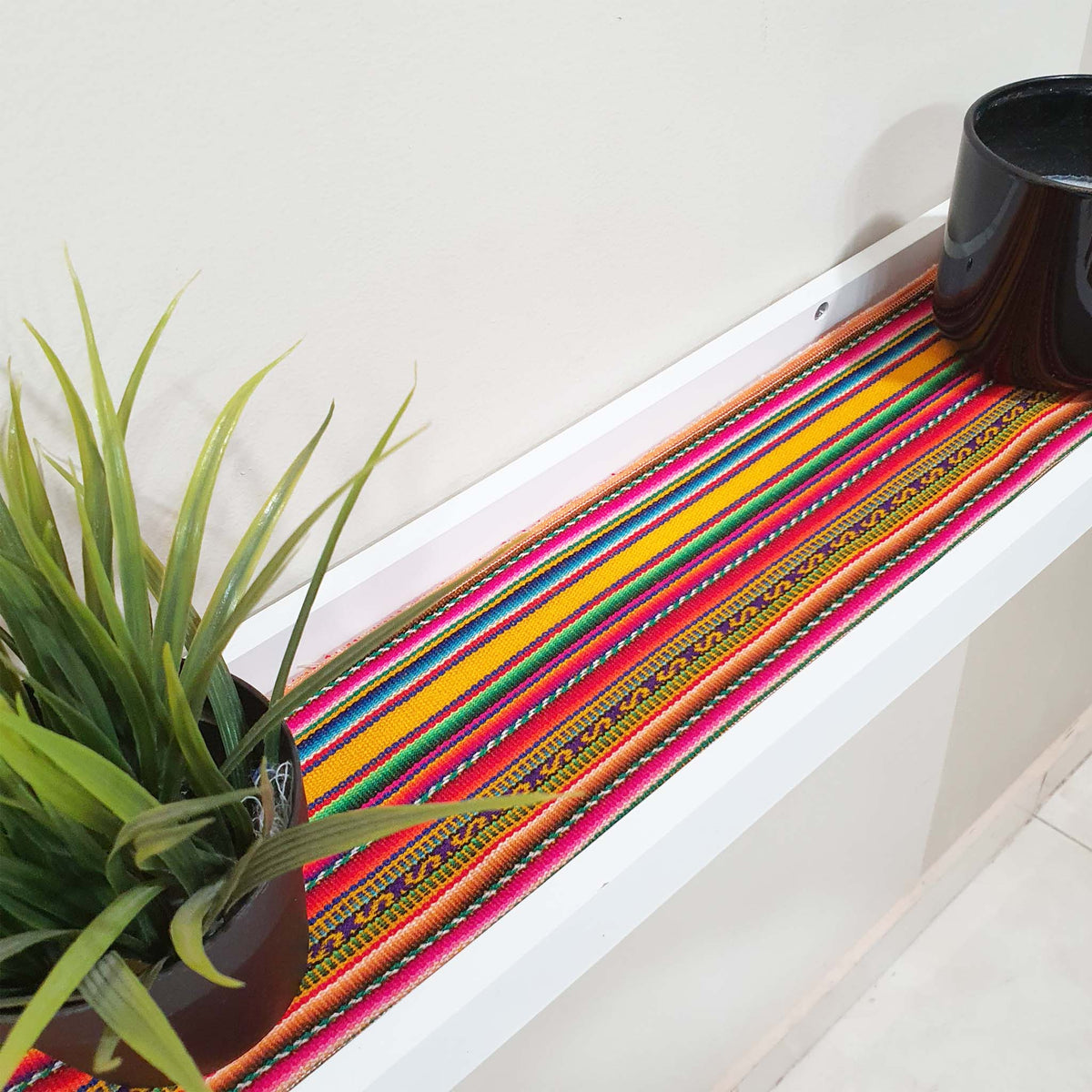 altar, table runner, aguayo, cempasuchil, caminos de mesa, ofrenda, chicos, delgados, andinos, sud america